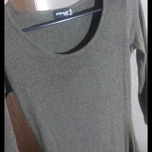 Olive Green Bodycon Dress